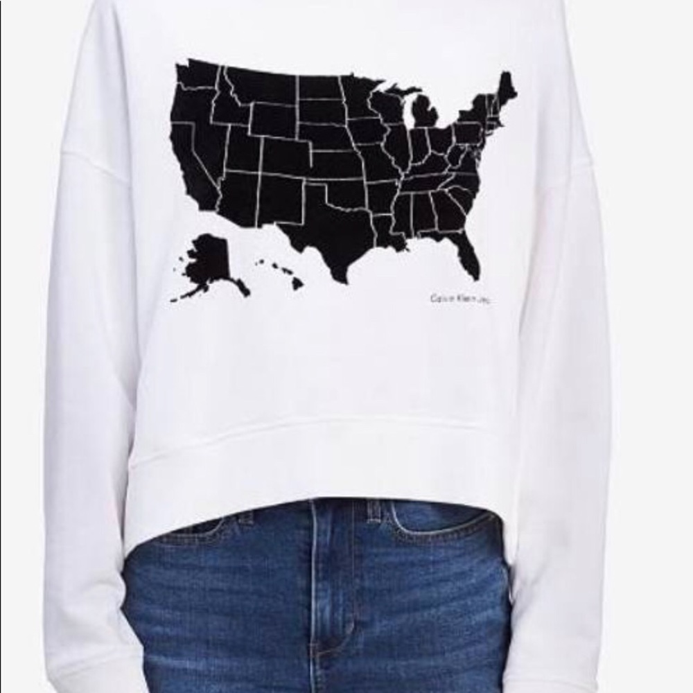 Black Calvin Klein sweatshirt - Picture 2 of 3